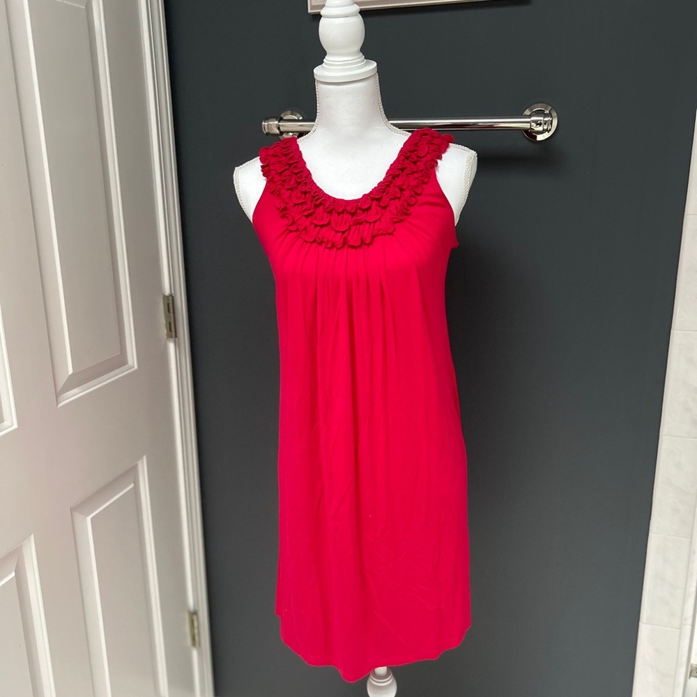 pink soft cotton dress size M London Times